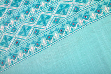 Indian made women's traditional dress Kurta with embroidery design