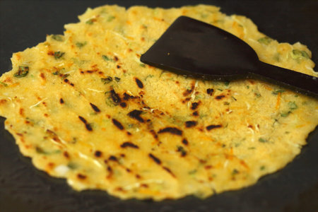 Indian home made food akki Rotti(Roti)