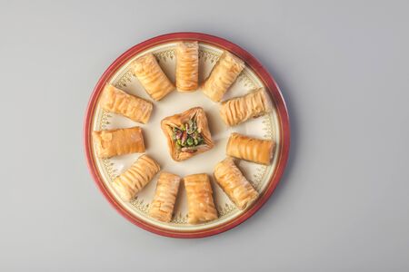 South Indian traditional snacks Finger cashew Baklava sweetの写真素材