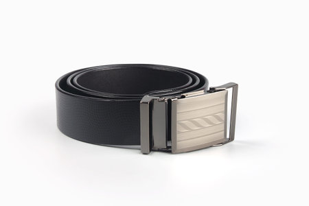 Indian Made Leather Waist Belts with Adjustable Buckle on white background
