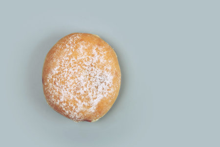 donut cakes isolated on gray background