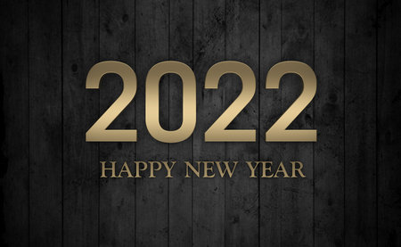 New Year 2022 Creative Design Concept - 3D Rendered Image