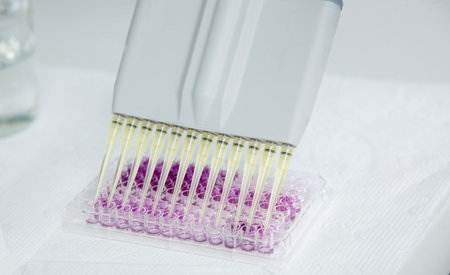cell culture at the medicine, medical and cell culture laboratory