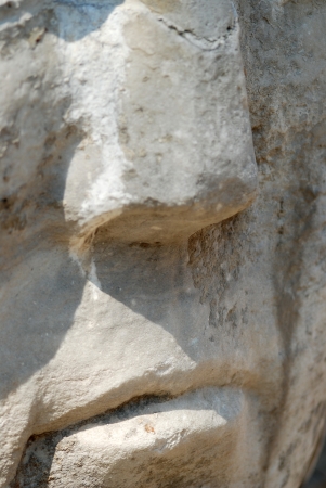 Nose of Medusa statueの写真素材