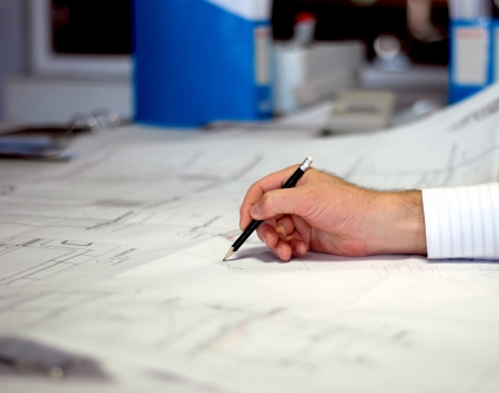architect during workの写真素材