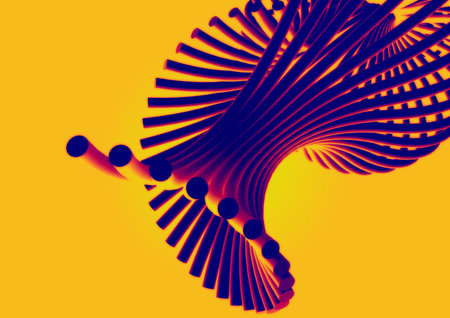 Red abstract shape