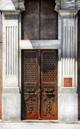 Old iron door Istanbul, Turkeyのeditorial素材
