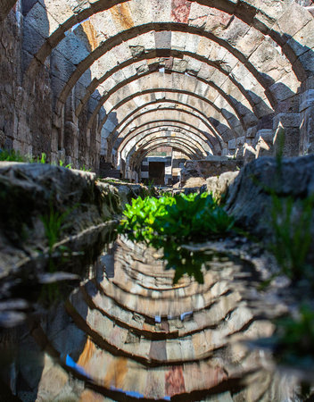 Agora ancient city, Izmir, smyrnaの写真素材