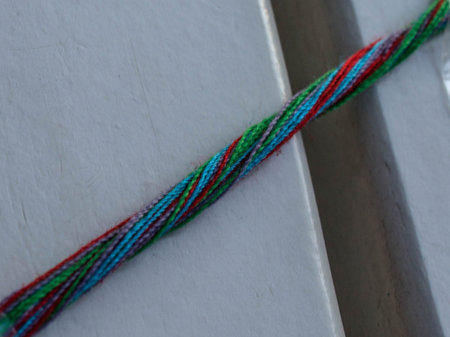 Needle thread-embroidery stitch