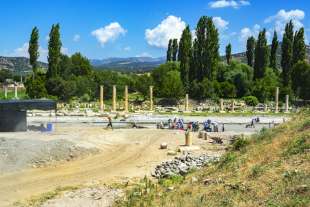 07.18.2017, Karacasu, Aydin, Turkey-Aphrodite's Holy Cityのeditorial素材