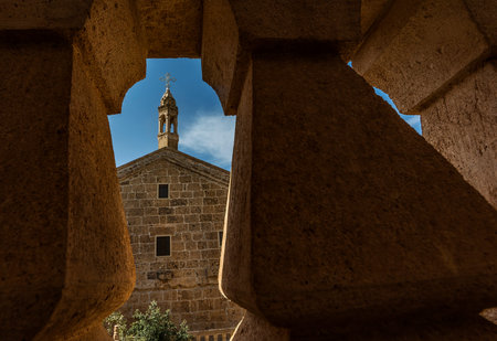 We are in Mardin's pear Midyat. It is one of the places that should be seen with its architecture, lifestyle and cultural richness.の写真素材