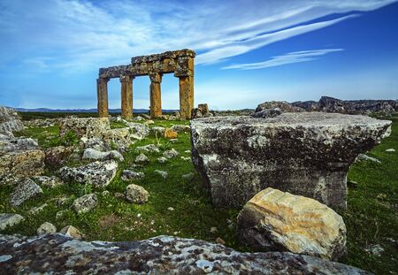 Blaundos ancient city sulumenli,Usak,Turkeyの写真素材