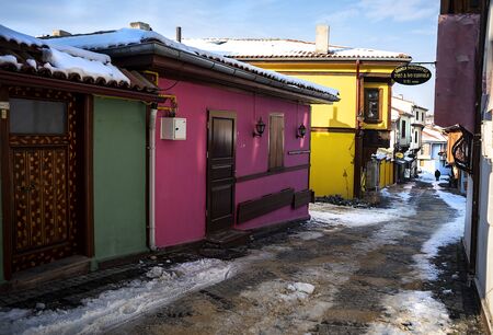 OdunpazarÄ± Houses, located in Odunpazari district, which is the oldest settlement of EskiÅehir, are among the most important works that the city has added to the world cultural heritage.の写真素材