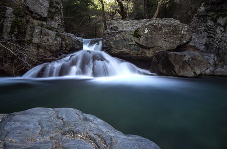 Hasan Boguldu Pond - Ida Mountains - Souture Waterfallの写真素材