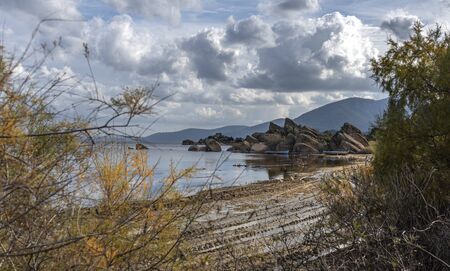 sunset at the heraklia Kapikiri Bafaの写真素材