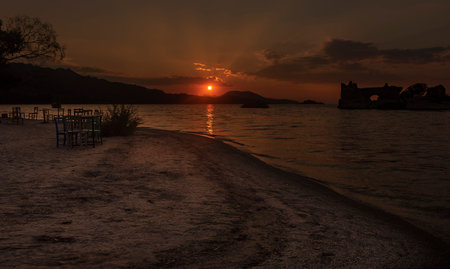 sunset at the heraklia Kapikiri Bafa
