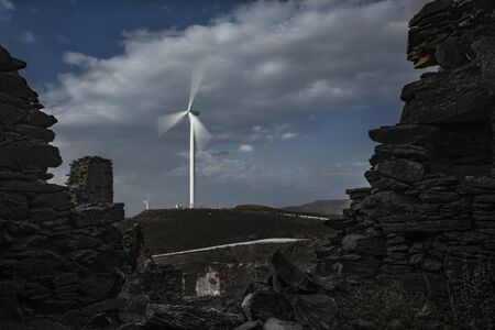 old Balikliova village,Karaburun,izmir,Turkeyの写真素材