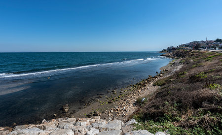 A view from izmir zeytinalani beach