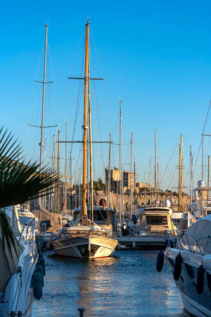 01.19.2021, Mugla, Turkey, Castle view from Bodrum marinaのeditorial素材
