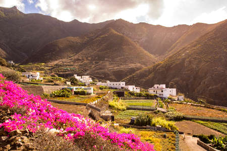 A small village in the Anaga Mountains. Tenerife, Canary Islands, Spainの写真素材