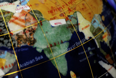 India and surrounding countriesの写真素材