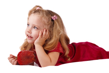 Smiling little girlの写真素材