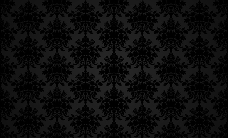 Dark retro wallpaper background in classic style.のイラスト素材