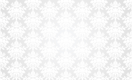 White retro wallpaper background in classic style.のイラスト素材
