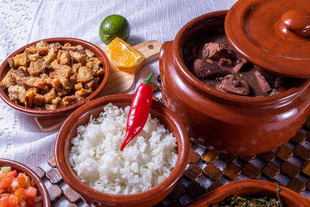 Feijoada, the Brazilian cuisine tradition.の写真素材