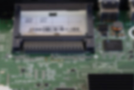 Blurred background on the theme of electronics.