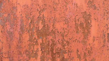 Rusty texture with shabby paint
