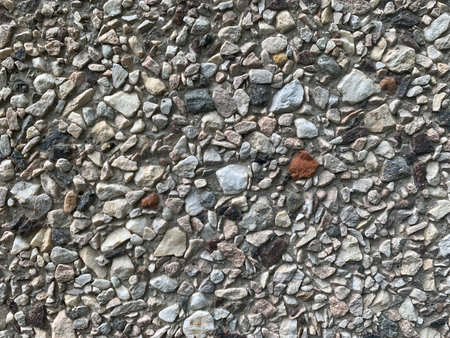 Small caliber gray gravel background