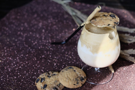 Dalgon coffee is a coffee that consists of warm or cold milk and creamy coffee foam on top. Coffee...