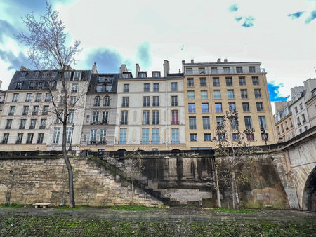 Old architecture of Paris, France. Architecture of Paris, France. Paris is the capital and most populous city of France.の写真素材