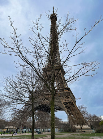 The Eiffel Tower in Paris, France. The Eiffel Tower is one of the most famous symbols of Paris.