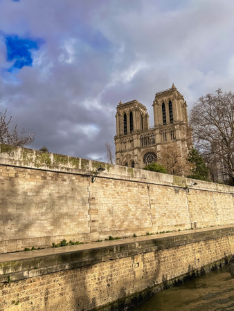 Notre Dame de Paris, France. UNESCO World Heritage Site.の写真素材