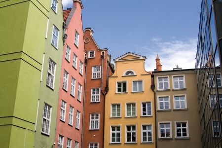 	Colorful buildings in Gdansk, Poland, Europe のeditorial素材