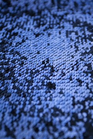 Blue festive shiny background with place for festive inscriptionの写真素材