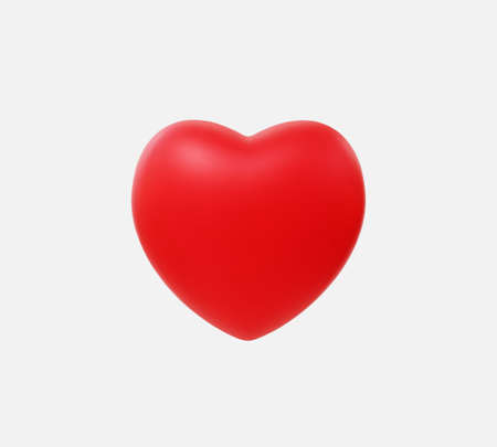 Beautiful realistic vector heart illustrations. 3D Style.のイラスト素材