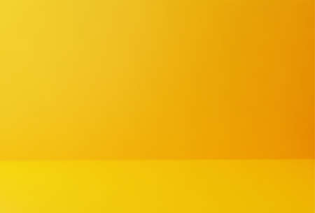 Realistic Blank yellow display on background with minimal style. 3d vector background.のイラスト素材