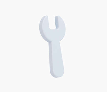 3d Realistic Wrench icon vector Illustrationのイラスト素材