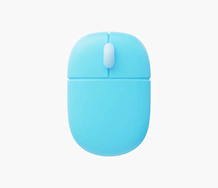 3d Realistic Computer mouse vector illustration.のイラスト素材