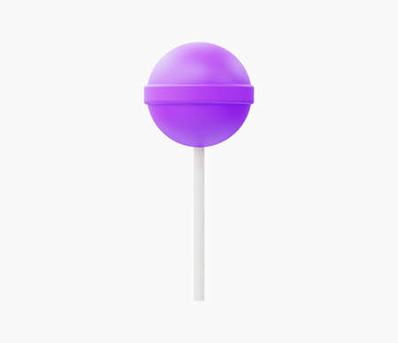 3d Realistic Lollipop vector illustration.のイラスト素材