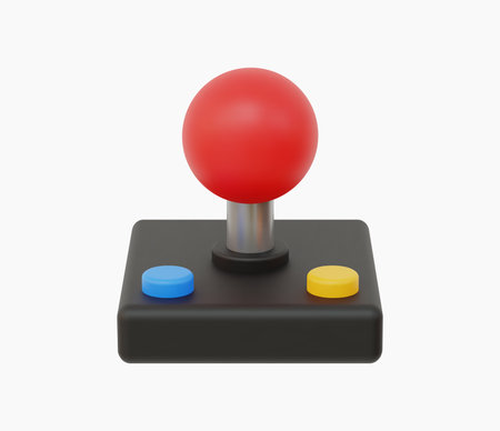 3d Realistic Control console illustration&#xD;&#xA;のイラスト素材