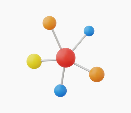 3d Realistic Network lines vector illustrationのイラスト素材