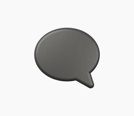 3d Realistic Chat or online message vector illustrationのイラスト素材