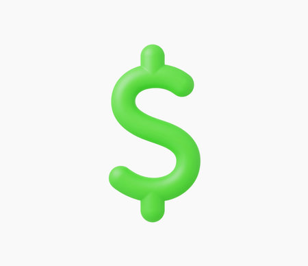 3d Realistic Dollar icon vector illustration
のイラスト素材