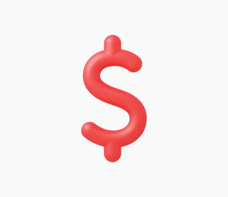 3d Realistic Dollar icon vector illustration
のイラスト素材
