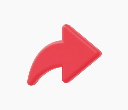 3d Realistic Arrow icon vector illustrationのイラスト素材