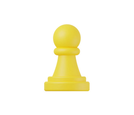 3d Realistic Chess or Strategy icon vector illustrationのイラスト素材